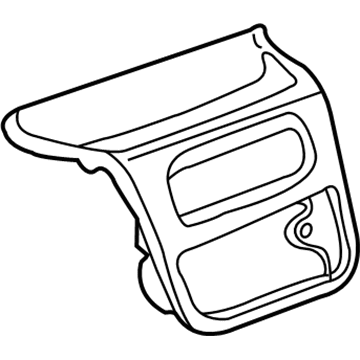 GM 15759805 Bezel,Front Floor Console Compartment