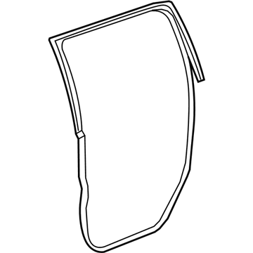 GM 23271823 Weatherstrip Assembly, Rear Side Door (Body Side)