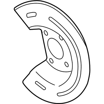 GM 21993755 Shield, Rear Brake