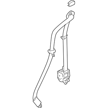 Chevy 19169214 Retractor Assembly