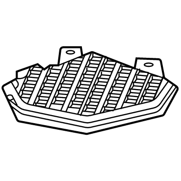 GM 84874257 PAD-RR BPR FASCIA STEP