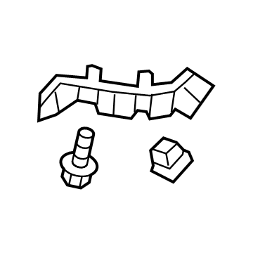 GM 85661328 GUIDE ASM-FRT BPR FASCIA