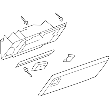 GMC 15807878 Glove Box Assembly