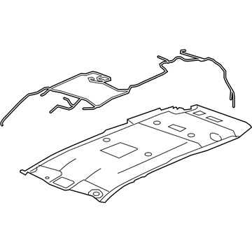 GM 20934037 Panel Assembly, Headlining Trim *Titanium