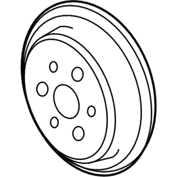 GMC 90537298 Pulley