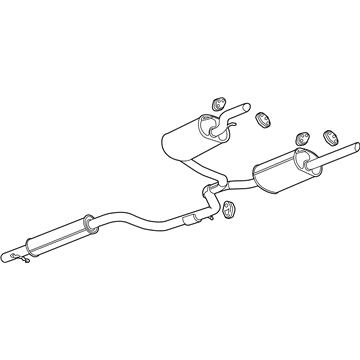 2015 Chevy Impala Limited Muffler - 19434060