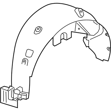 GM 95072272 Liner Assembly, Rear Wheelhouse