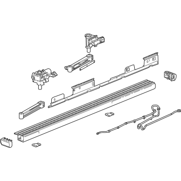 Chevy 84378779 Step Bar Assembly