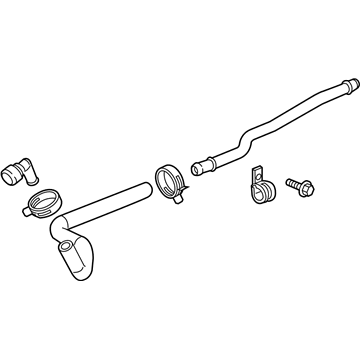 2015 Chevy Corvette Oil Cooler Hose - 23479389