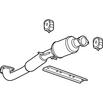 2016 Buick Regal Exhaust Pipe - 23120275