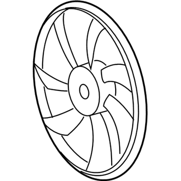 2009 Pontiac Vibe Fan Blade - 88975771