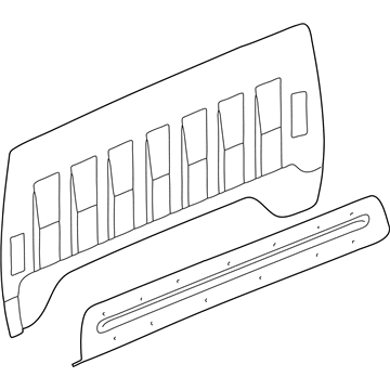 Chevy 25881710 Back Panel