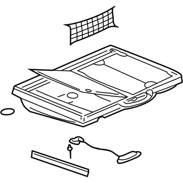 Pontiac 10334402 Storage Tray