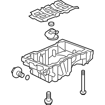 GMC 12666374 Oil Pan