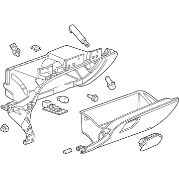 Chevy 84398673 Glove Box Assembly