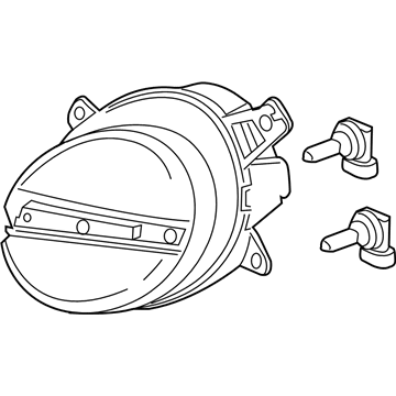 GM 15110118 Capsule/Headlamp/Fog Lamp Headlamp