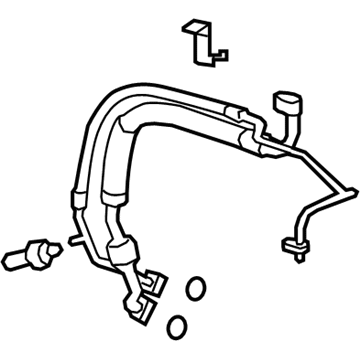 Saturn 19130411 Front A/C Hose