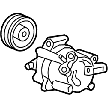 Saturn A/C Compressor - 19130315