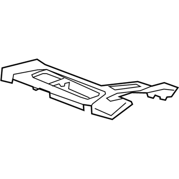 GM 84869428 Plate Assembly, F/Flr Cnsl Tr *Black