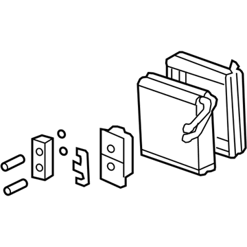 GMC 22804121 Evaporator Core
