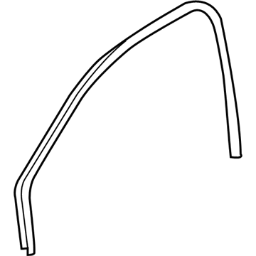 GM 20809898 Weatherstrip Assembly, Front Side Door Window Inner