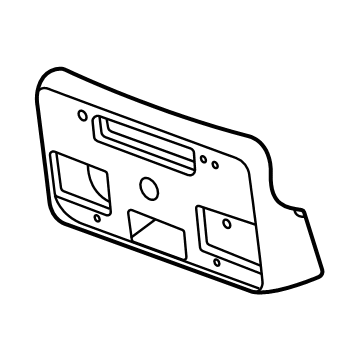 Chevy 84186106 License Bracket