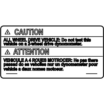 GMC 24258938 Caution Label