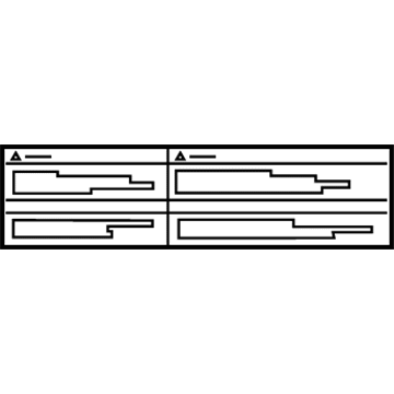 GM 25799035 Label, A/C Refrigerant Caution