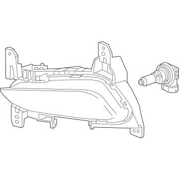 GM 42536910 Lamp Assembly, Front Fog