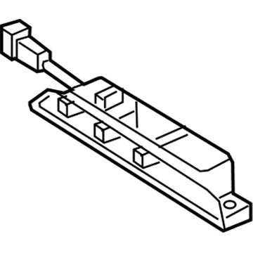 GM 13369076 Striker Assembly, Folding Top Front Latch (Rh)