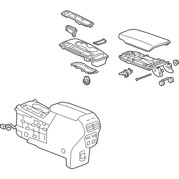 Chevy Equinox Center Console - 84284979