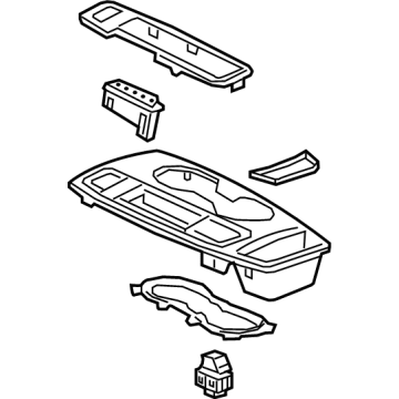 Chevy 84789180 Upper Trim Panel