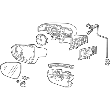 GM 42793935 Mirror Assembly, O/S Rr View