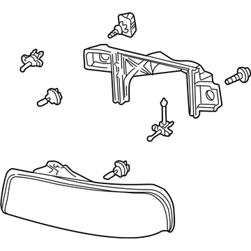 Chevy 16526133 Headlamp Assembly