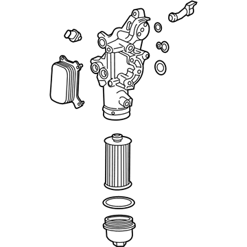 GMC 24589583 Oil Filter Housing