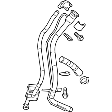 Chevy Volt Fuel Filler Hose - 22897847