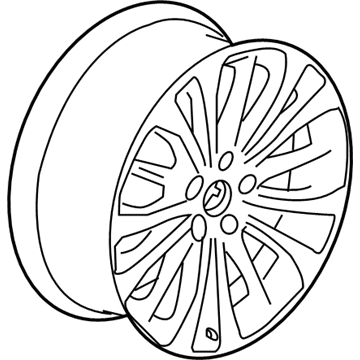 Buick 22976144 Wheel, Alloy