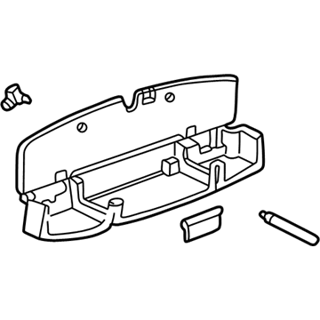 GM 10347609 Tray Assembly, Rear Compartment Stowage