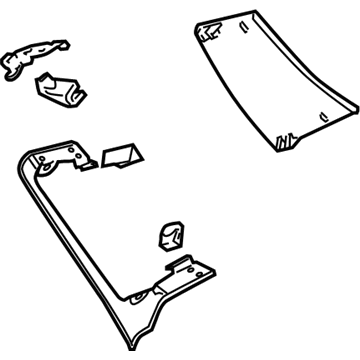 GM 15825825 Door Asm,Folding Top Operate Mechanical Access (LH)