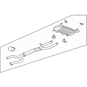 GM 84821506 Muffler Assembly, Exh (W/ Exh Pipe)