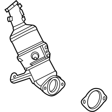 Cadillac 12714091 Converter & Pipe