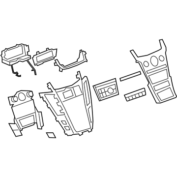 GM 23103221 Control Assembly, Amplitude Modulation/Frequency Modulation Stereo &Clock&Audio Disc*Cashmere