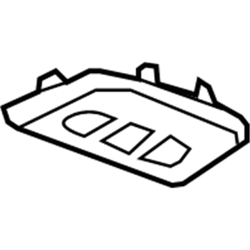 GM 15291510 Plate Assembly, Rear Roof Closeout *Cashmere