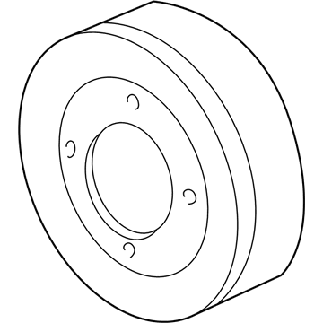 Buick 12611587 Pump Pulley