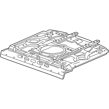 Cadillac 22858930 Package Tray Panel