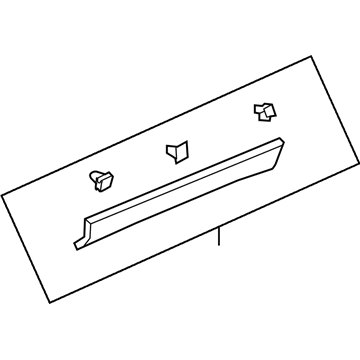 Chevy 22763886 Lower Molding