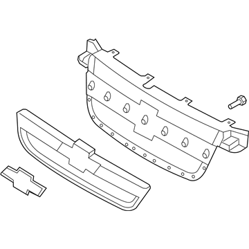 Chevy 96648529 Grille Assembly