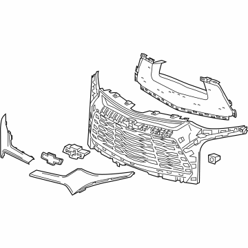 Chevy 84612437 Grille Assembly