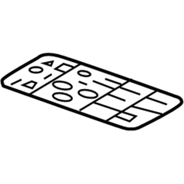 GM 84167718 Label, A/C Refrigerant Warning