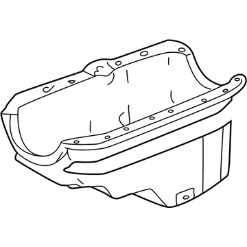 GMC 10054809 Oil Pan